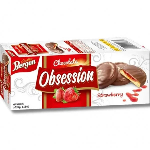 Bergen Obsession Chocolate Strawberry 128g