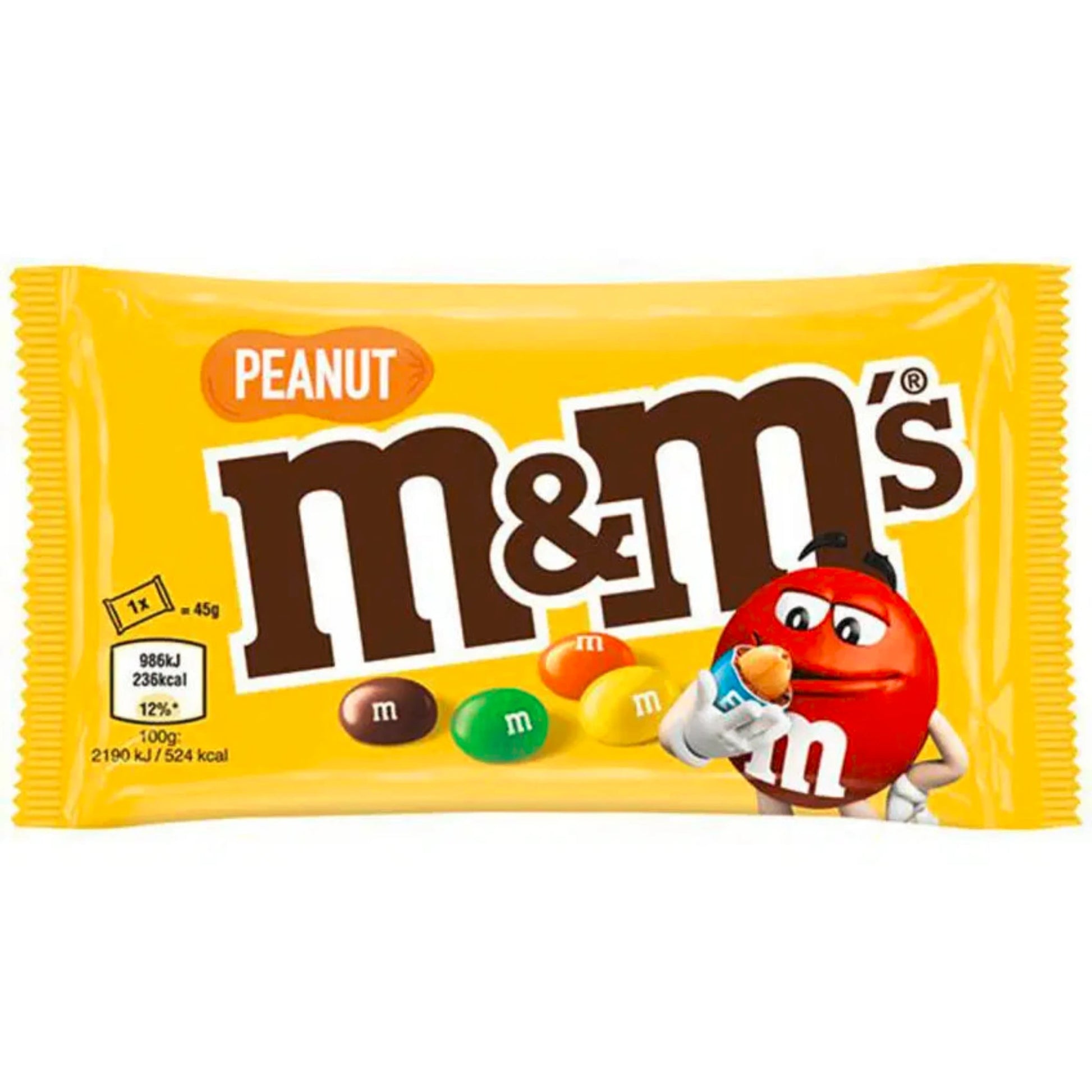 M&M's Peanut Schokolinsen mit Erdnusskern 45g