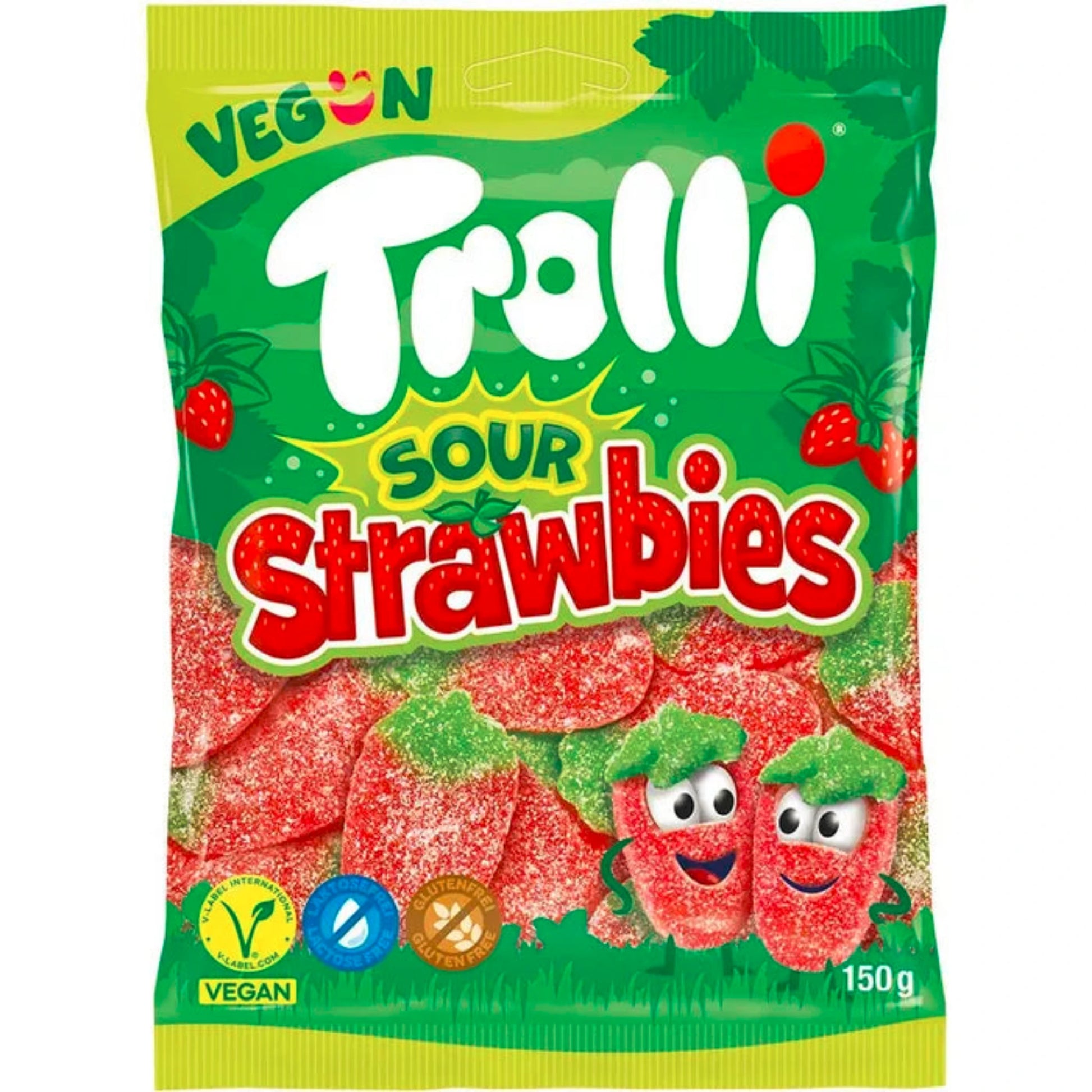 Fruchtgummis Trolli Sour Strawbies 150g